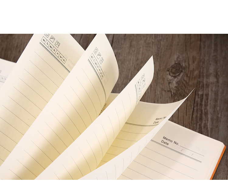 Customized Office Stationery A5 Notepad with PU Leather Cover and Personalized Design