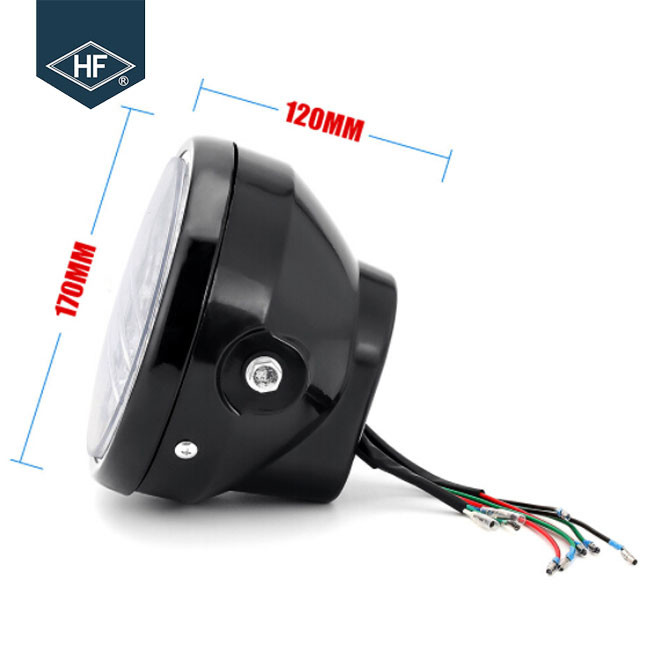 7 " Round Aftermarket Motorcycle Headlights With Turn Signals For Honda