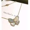Buy cheap Butterfly Pendant Necklace 18K Yellow Gold , Van Cleef Butterfly Necklace from wholesalers