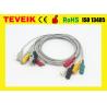Buy cheap SPACELABS patient monitor 700-0007-09 ECG cables 5 leads Clip AHA from wholesalers