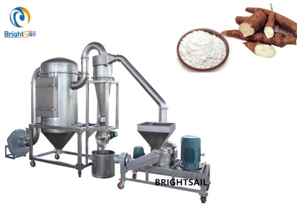 Buy cheap Dried Cassava Chip Fine Powder Grinding Machine Yam Plantain Flour Air Classifier Mill from wholesalers