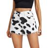 Buy cheap Classic Fashion Casual Pants Skinny Printed Short Jeans Milk Cow Print from wholesalers