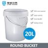 Buy cheap Dia 26.7cm Round Plastic 20 Litre Paint Bucket With Lid 1000g from wholesalers