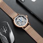 KINYUED simple fashion waterproof manufacturer watches custom logo mechanical