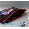 Buy cheap Trim PVC Cosmetic Bag Waterproof Slider Gusset Zipper Makeup Case Beauty Pouch, Logo printed luxury holographic PVC make from wholesalers