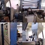 Used 60-2000tex Plastic Extruding Flat Film Stretching Machine 1.5M