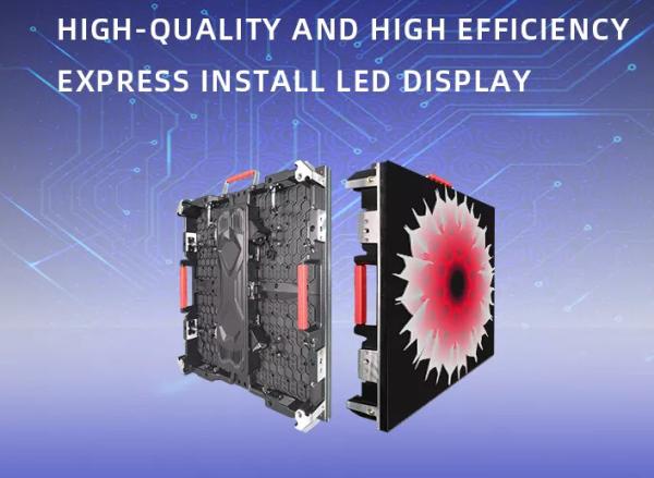 Outdoor HD P2.976 Led Screen Rental Cabinets Die Casting Aluminum 3840Hz full