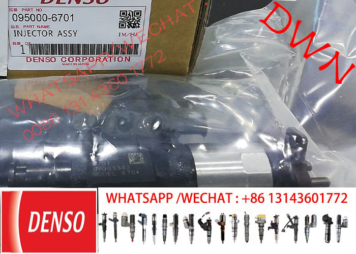GENUINE original DENSO Injector 095000-6701 095000-6700 0950006700 for HOWO heavy truck R61540080017A