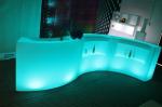 Popular LED Bar Furniture , Luminous LED Bar Counter Table With Remote Control
