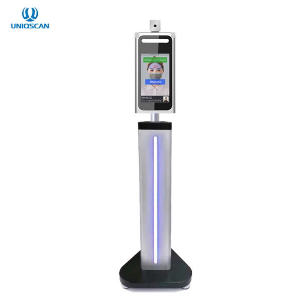 Buy cheap Stainless Steel 8" Time Attendance Facial Recognition Thermometer from wholesalers