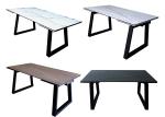 Commerical Extension Dining Table , Heat Resistant Black Extension Table