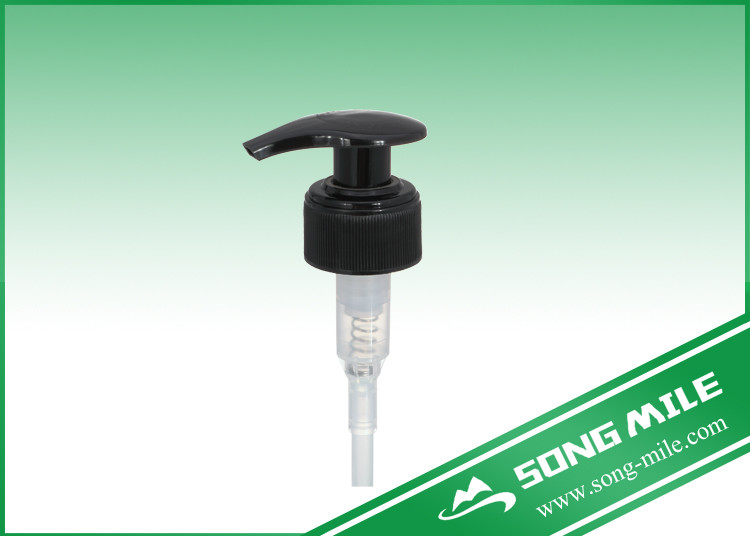 24/410,28/410 PP Black Right-Left Lock Pump for Lotion/Shampoo