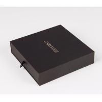 Buy cheap Custom Scarf Gift Box , Rigid Drawer Boxes With Black Ribbon 18cmx14cmx6cm product