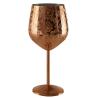 Buy cheap Etched 304 Stainless Steel Wine Goblets New Design Copper Plated Red Wine Glass from wholesalers