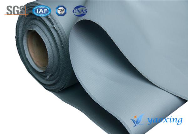 Buy cheap Double Sides Silicone Rubber Coated Fiberglass Fabric With Grey Color from wholesalers