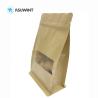 Buy cheap Gravure Printing VMPET 150 Mic Kraft Paper Zipper Bags from wholesalers