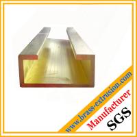Buy cheap golden color brass extrusions garage door hardware product