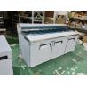 Buy cheap American Type Salad Counter Table Commercial Sandwich / Salad Refrigerator Stainless Steel Kitchen Equipment from wholesalers