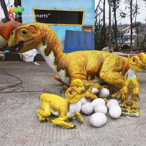 Buy cheap Amusement Park Life Size Robotic Dinosaur Animatronic Oviraptor from wholesalers
