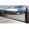 Buy cheap 2.4m X 2.4m SHS 65mm Tube Black Garrison Garden Fence Panels Security Spear Top Tubular Steel Fencing from wholesalers