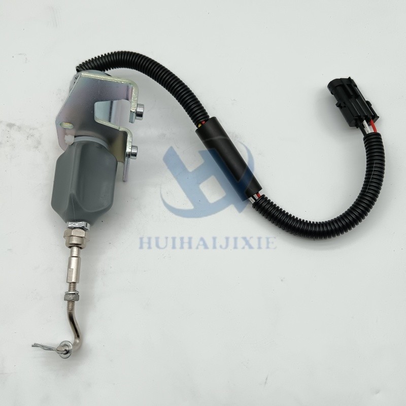 4942879 Solenoid Valve shutoff Switch for Excavator 6CT Stop Solenoid Valve