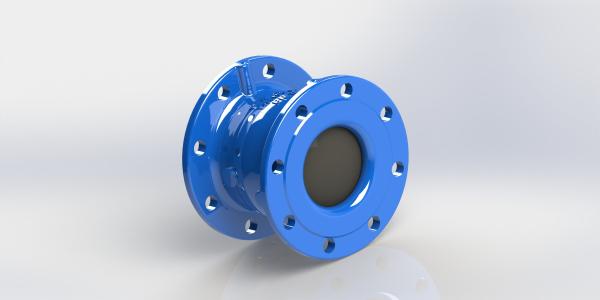 Buy cheap PN10 PN16 Soft Sealed Non Slam Check Valve Flange Ductile Iron from wholesalers