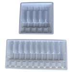Pharmaceutical PET Ampoule Tray Customization 1ml 2ml 5ml 10m Water Injection