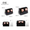 Buy cheap Portable Multi Functional Small Black Travel PU Makeup Bag from wholesalers