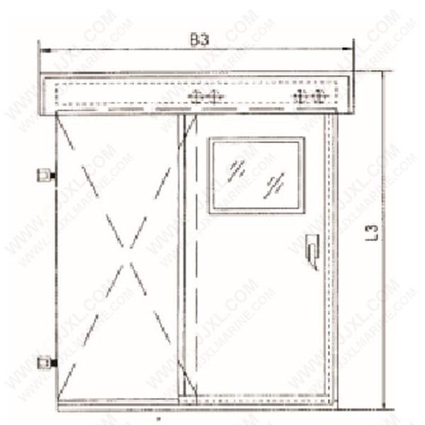 Buy cheap Gastight Sliding Door Wheel Door from wholesalers