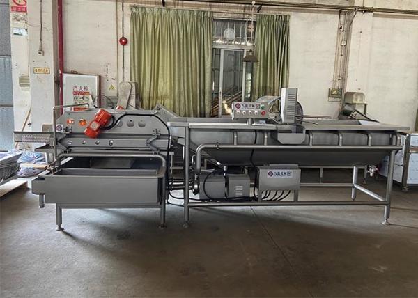 Buy cheap 4.8KW Automatic Vegetable Washer 220V / 380V Lettuce Cleaning Machine from wholesalers