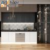 Buy cheap Traditional Design Waterproof Kitchen Cabinets with Radius Beveled Edge Countertop from wholesalers