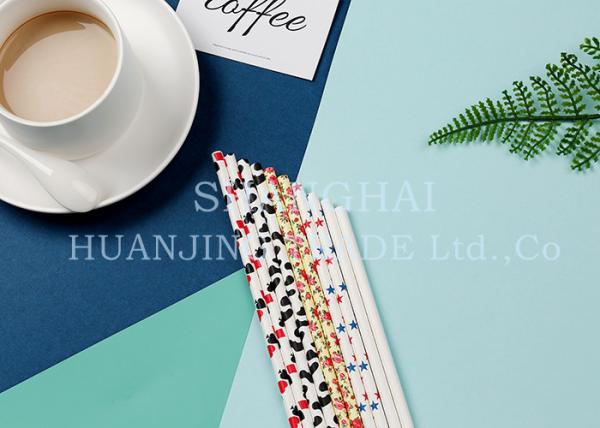 Buy cheap Colorful Attractive Baby Shower Paper Straws Sturdy And Long Lasting from wholesalers
