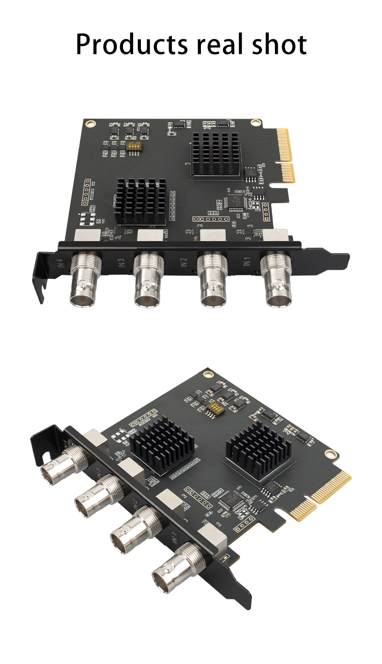 TY4SDI 4-channel SDI 1080P 60fps Video Capture Card for Space-saving Solution