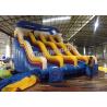 Buy cheap Colorful Durable Inflatable Water Slide Waterproof 0.55mm PVC Tarpaulin from wholesalers