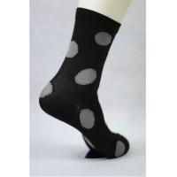 Buy cheap Elastane Room Black Anti Slip Socks With Anti Foul / Odor Resistant Material product