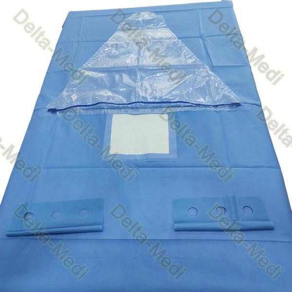 Buy cheap 40g - 50g Craniotomy Drape With Pouch Fenestration Incise Film from wholesalers