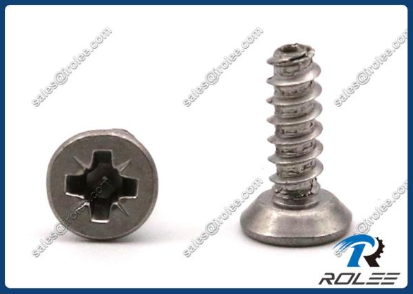 Buy cheap 304/316 Stainless Steel Pozi Flat Undercut Head Tapping Screws for Plastics from wholesalers