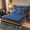 Buy cheap Bedding Set Skirt Duvet Pillowcase with Embroidery Lace Eco-friendly and Soft Fabric from wholesalers