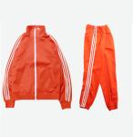 Dry Fitted Striped 100% Cotton Mens Sports Tracksuits High Street Style