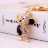 Buy cheap Metal Year Of The Rat Keychain 6cmx3.6cm Size Rhinestone Material from wholesalers