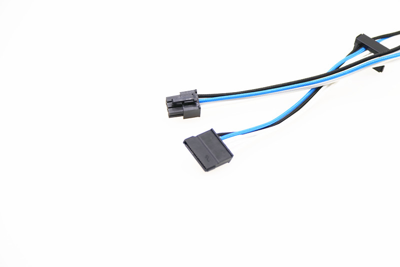 Modular Cable for Power Supply with Extra-Sleeved 24 Pin 8Pin 6Pin Length 620mm Blue/White