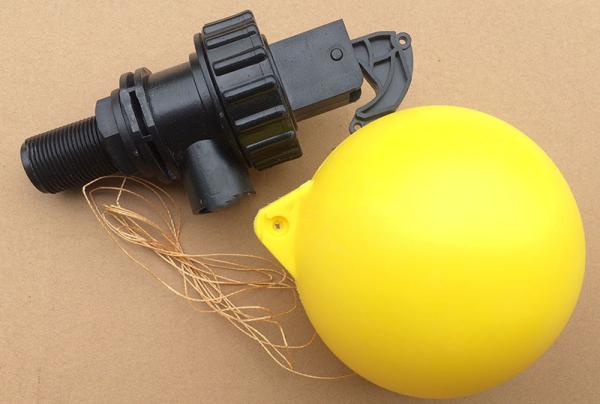 Buy cheap PE 1" Inch Ball Cock Fill Valve For Deep Water Container from wholesalers