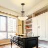 Buy cheap Modern Black Chandelier For Dining Hall Hallway Study Hotel Installed Light(WH-CI-159) from wholesalers