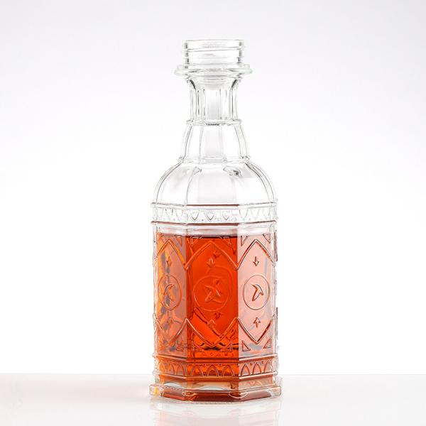 Aluminum Plastic PP Collar High White Alcohol Brandy Bottle 200ml 330ml 500ml