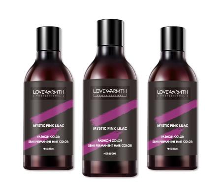 Buy cheap Mystic Pink Lilac Semi Permanent Hair Color Cream Fashion Shades Lasting from wholesalers