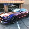 Buy cheap Anti Acid Gloss Roaring Thunder Wrap Blue Red Waterproof Durable from wholesalers