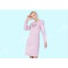 Buy cheap Pink Ladies Long Sleeve Nighties / Womens Summer Nightgowns Heart Shape Placement Print from wholesalers