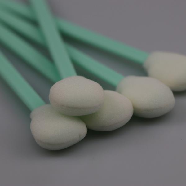 Quality 125mm Big Round Head Disposable Open-cell Sponge Cleanroom Swab for sale