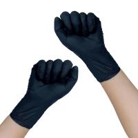 Buy cheap Anticorrosion 5 Mil Black Nitrile Gloves / Hospital Xl Sterile Gloves product