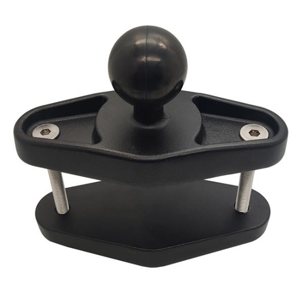 Buy cheap 0.55kgs 147mm Adjustable Aluminum Ball Mount Diamond Base 1.5inch For Motorcycle from wholesalers